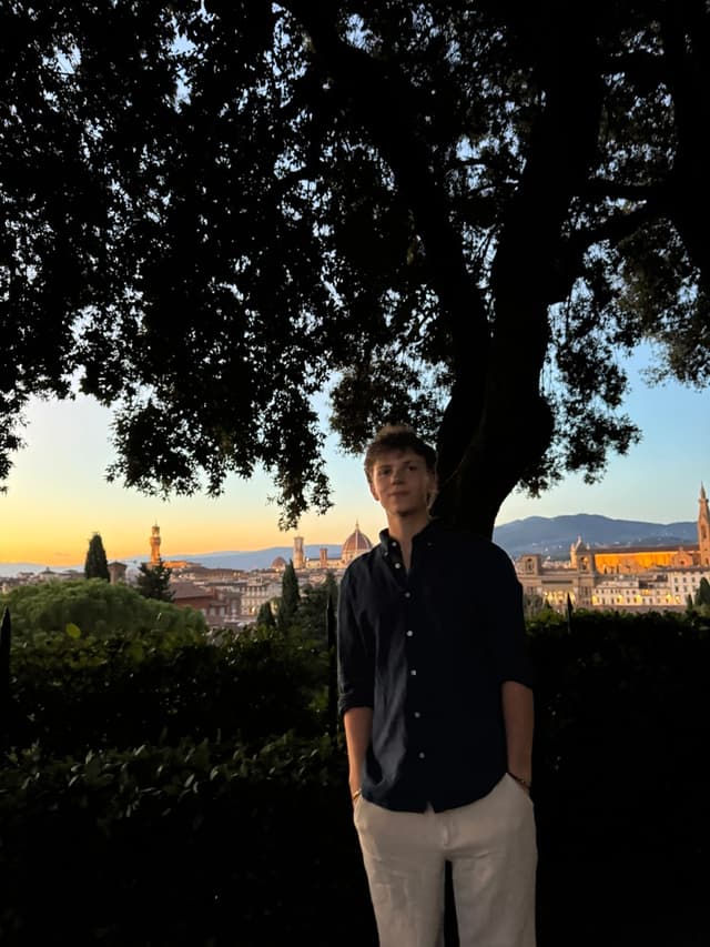 Hudson Cryder in Florence